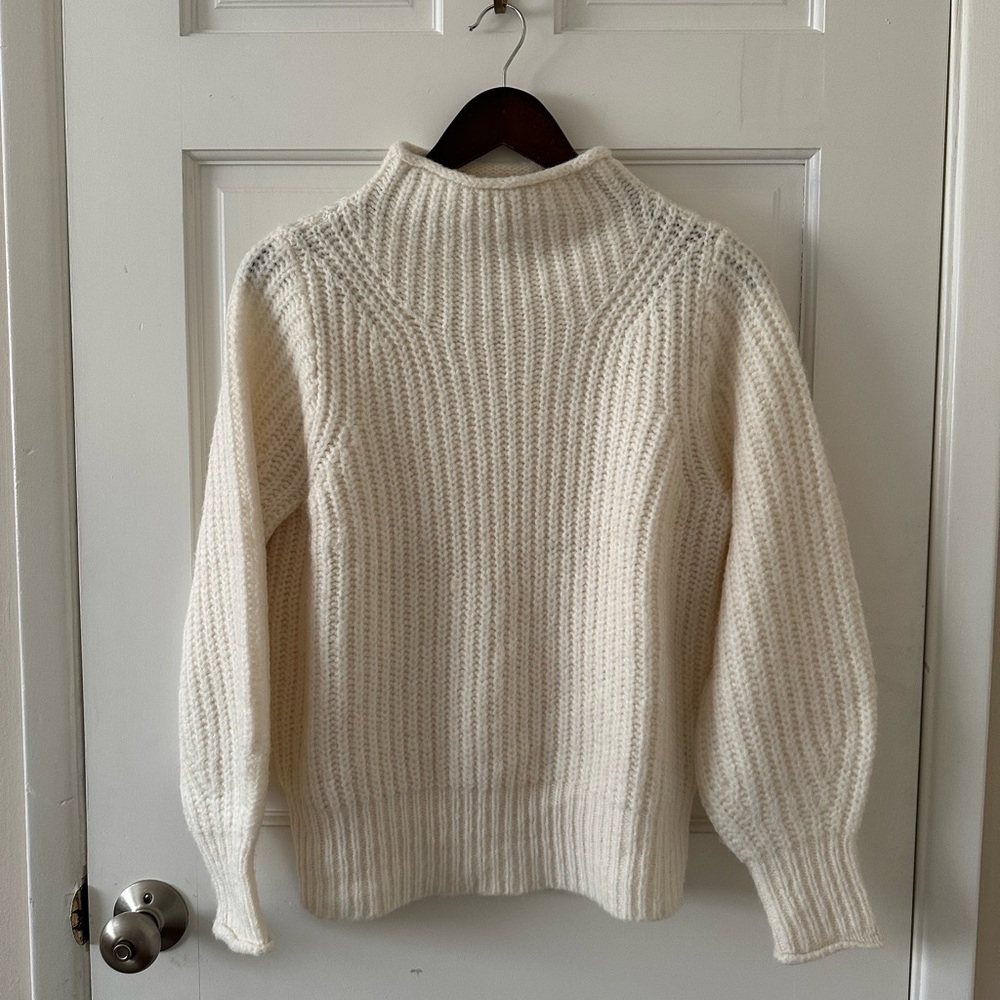 Madewell Loretto Mockneck Sweater, size XS